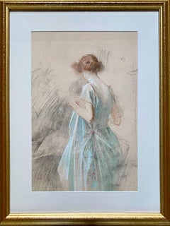 Study Of Woman Seen From Back
