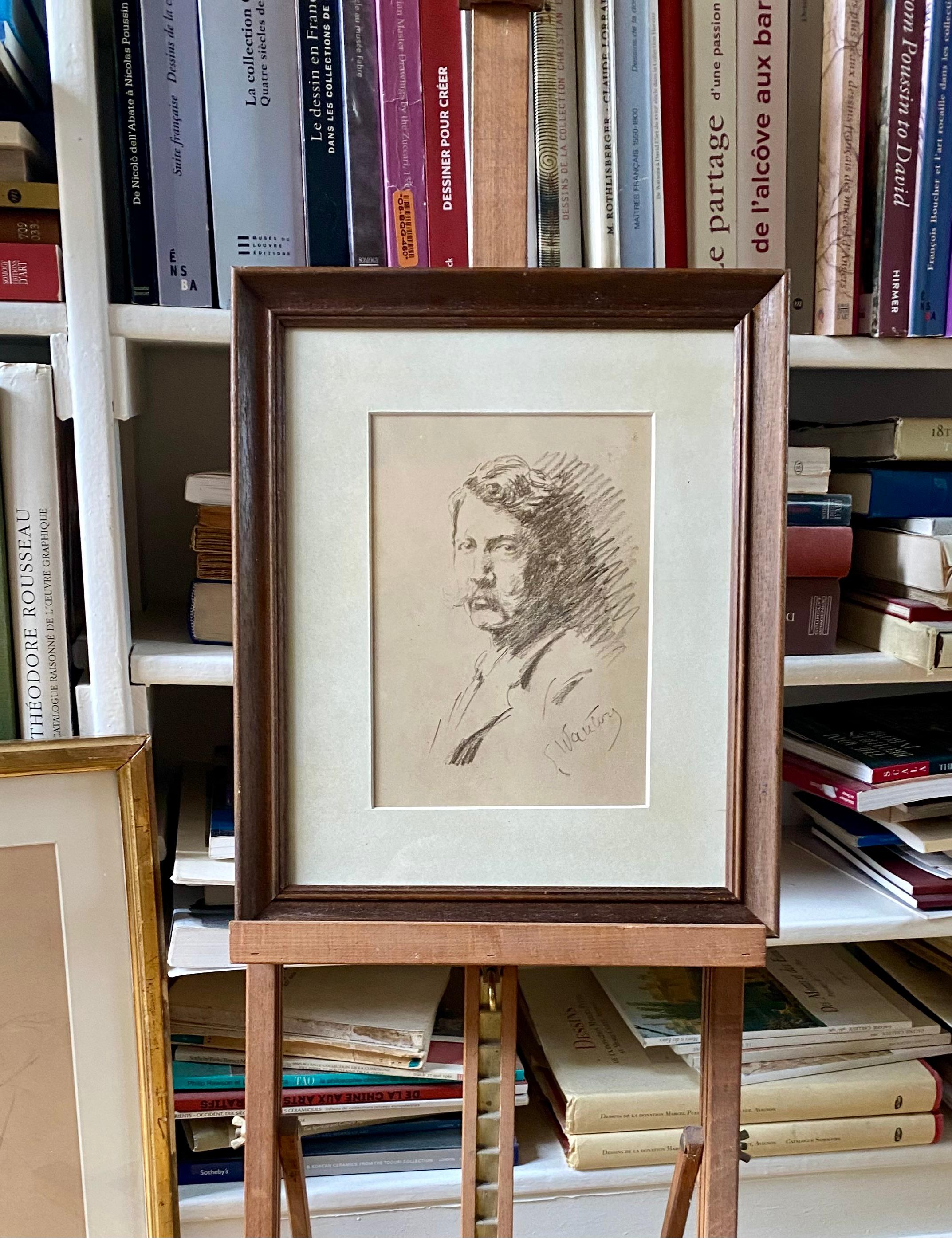 Autoportrait - French School Art by Emile Wauters
