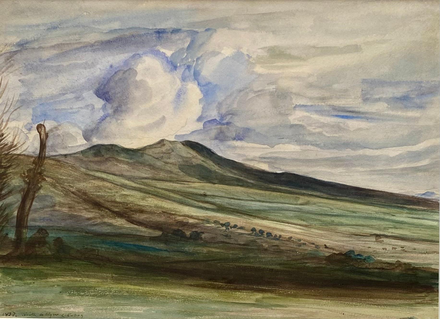 Paesaggio toscano, Civita la Vigna - Art di Louis-Nicolas Cabat
