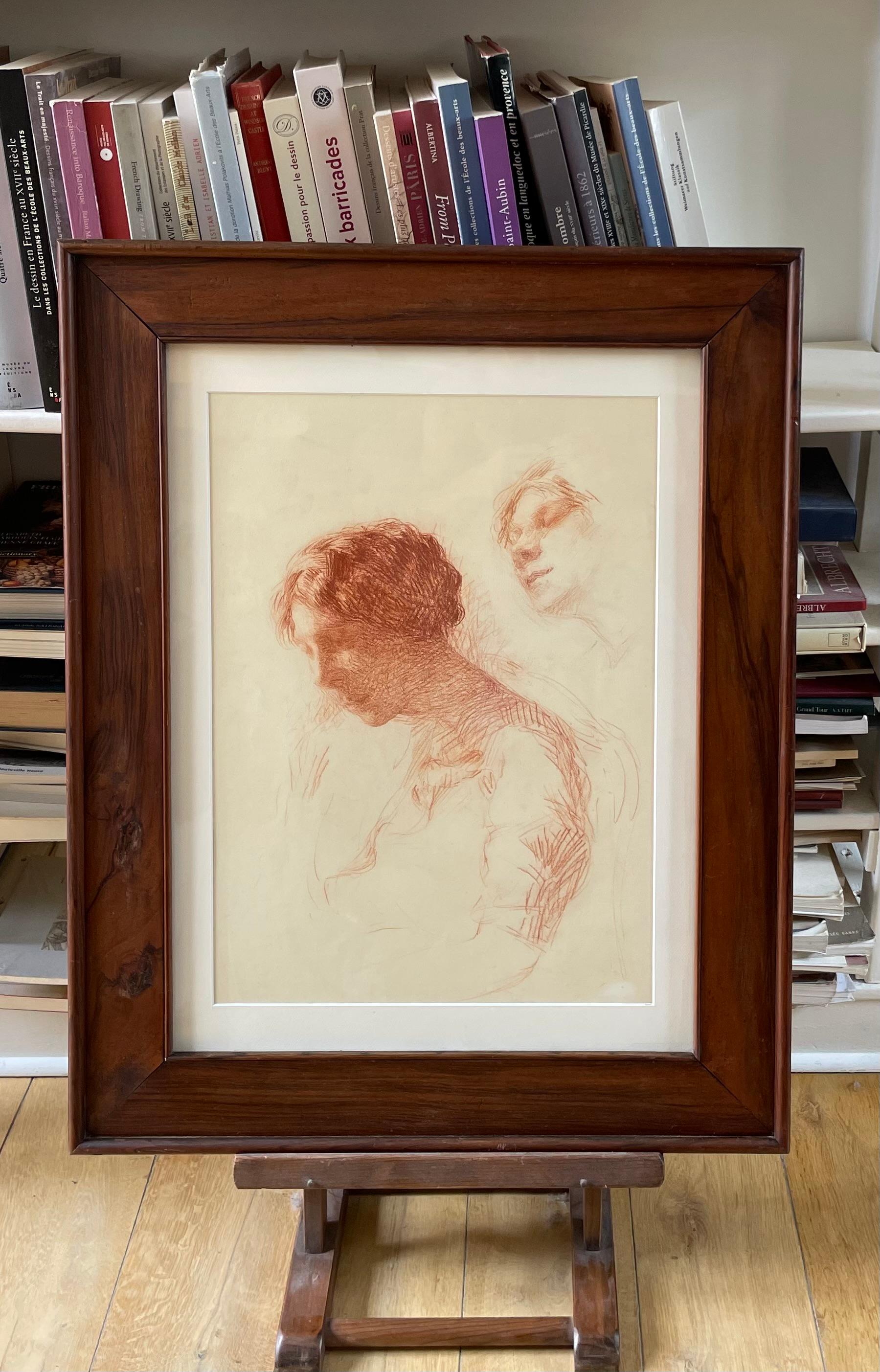 Studio di giovane donna di profilo - Art Postimpressionismo di Ernest Laurent