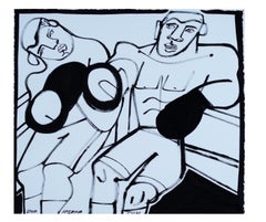 Figurative Drawings and Watercolors