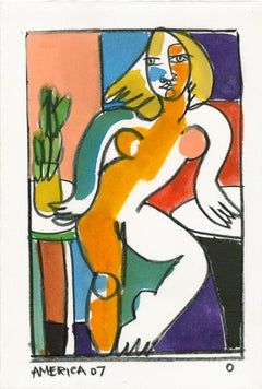Contemporary Figurative Drawings and Watercolours