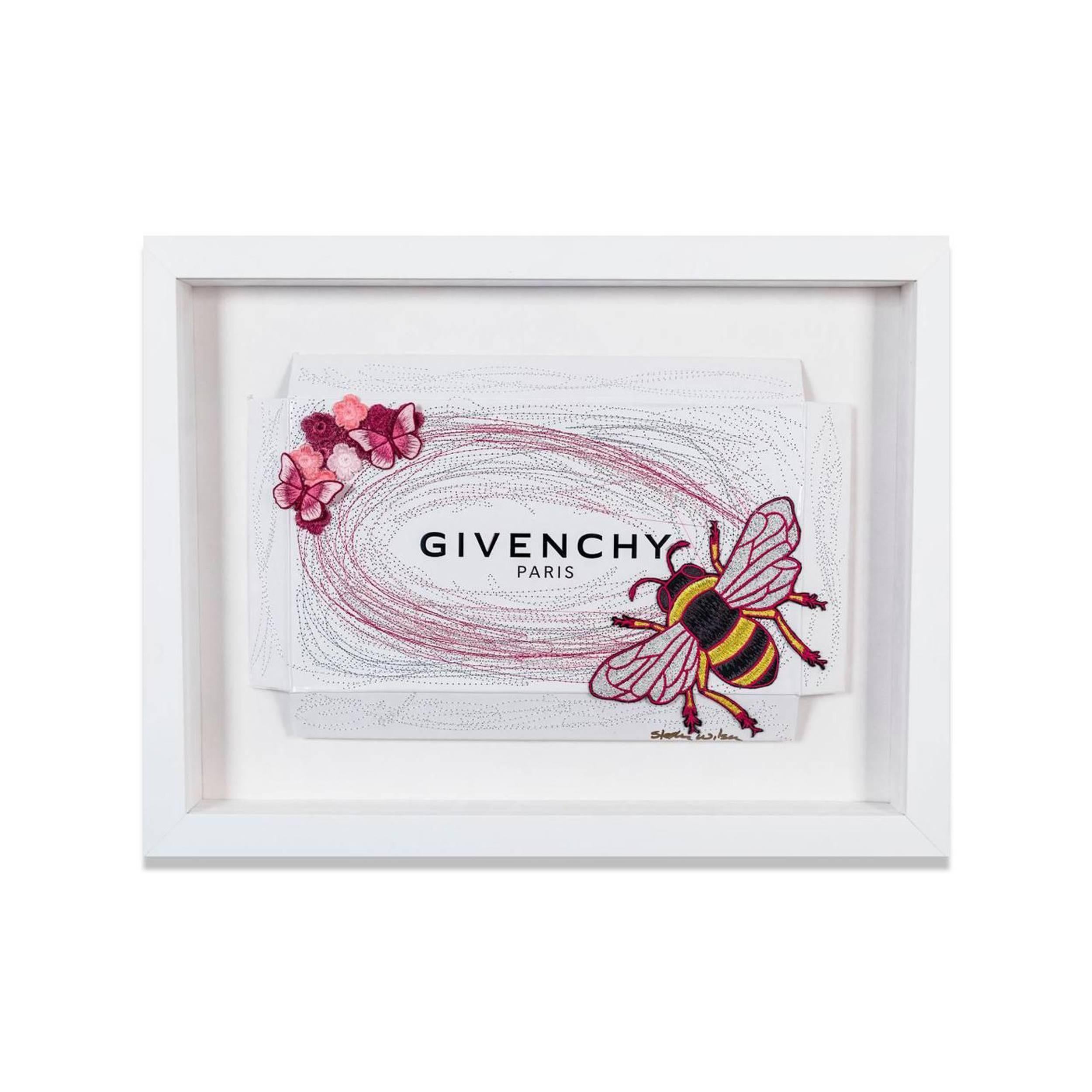 GIVENCHY BUMBLE BEE - Mixed Media Art by Stephen Wilson
