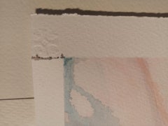 Iriginalistisches futuristisches Aquarellgemälde „Infinity“