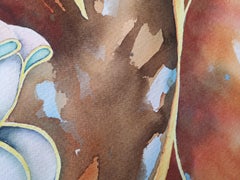 "Mobility" Original futuristic watercolour painting