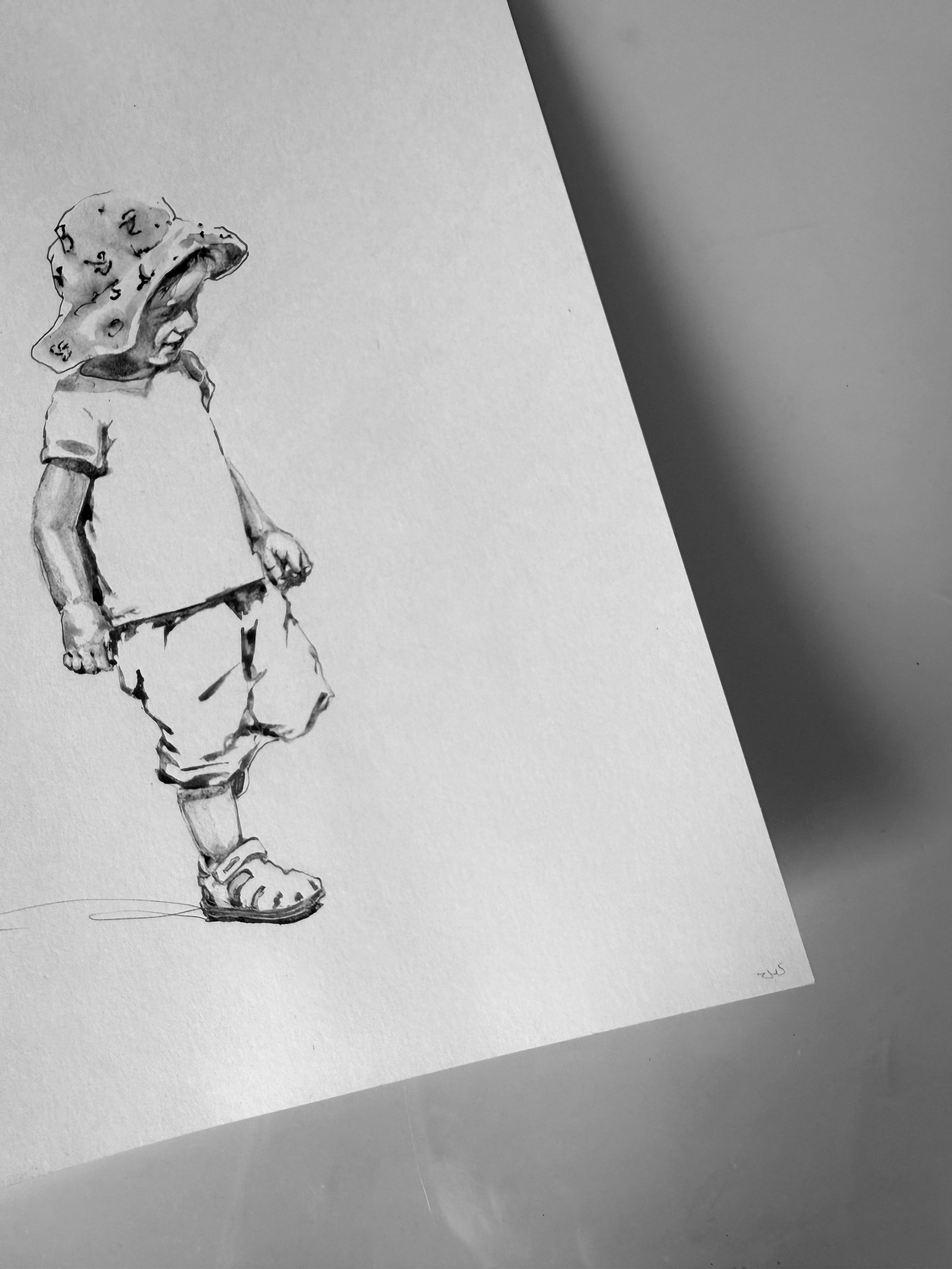 Durante la passeggiata - Art Realismo di Marina Skepner