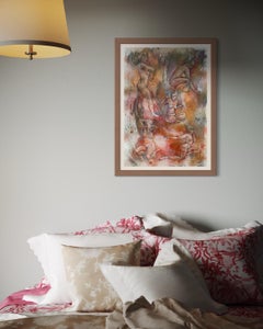 «Nude. Sketches 1» Original figurative graphic.Nudes across mediums