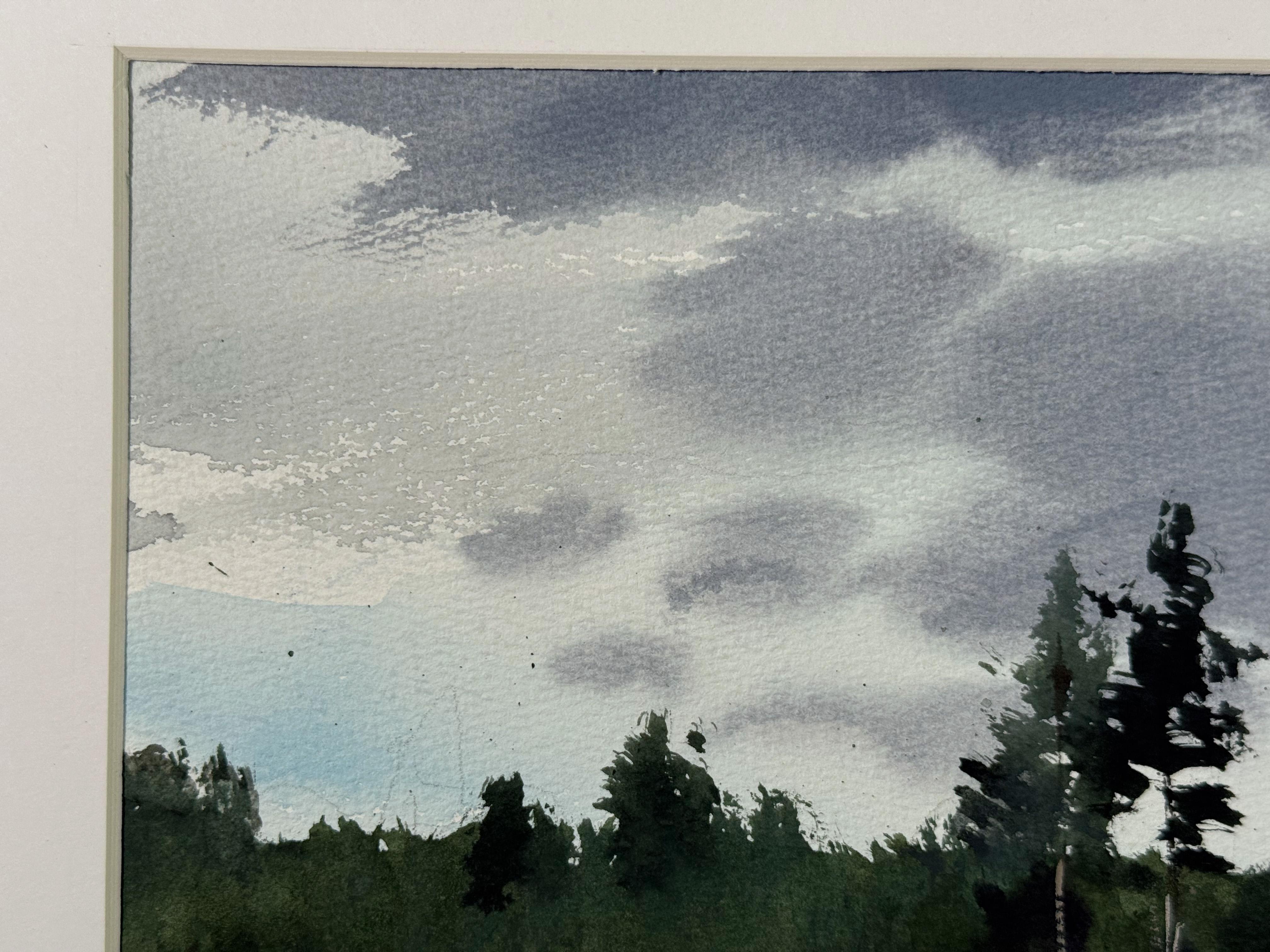 Paesaggio scandinavo - Art Impressionismo di Olga Ibadullayeva