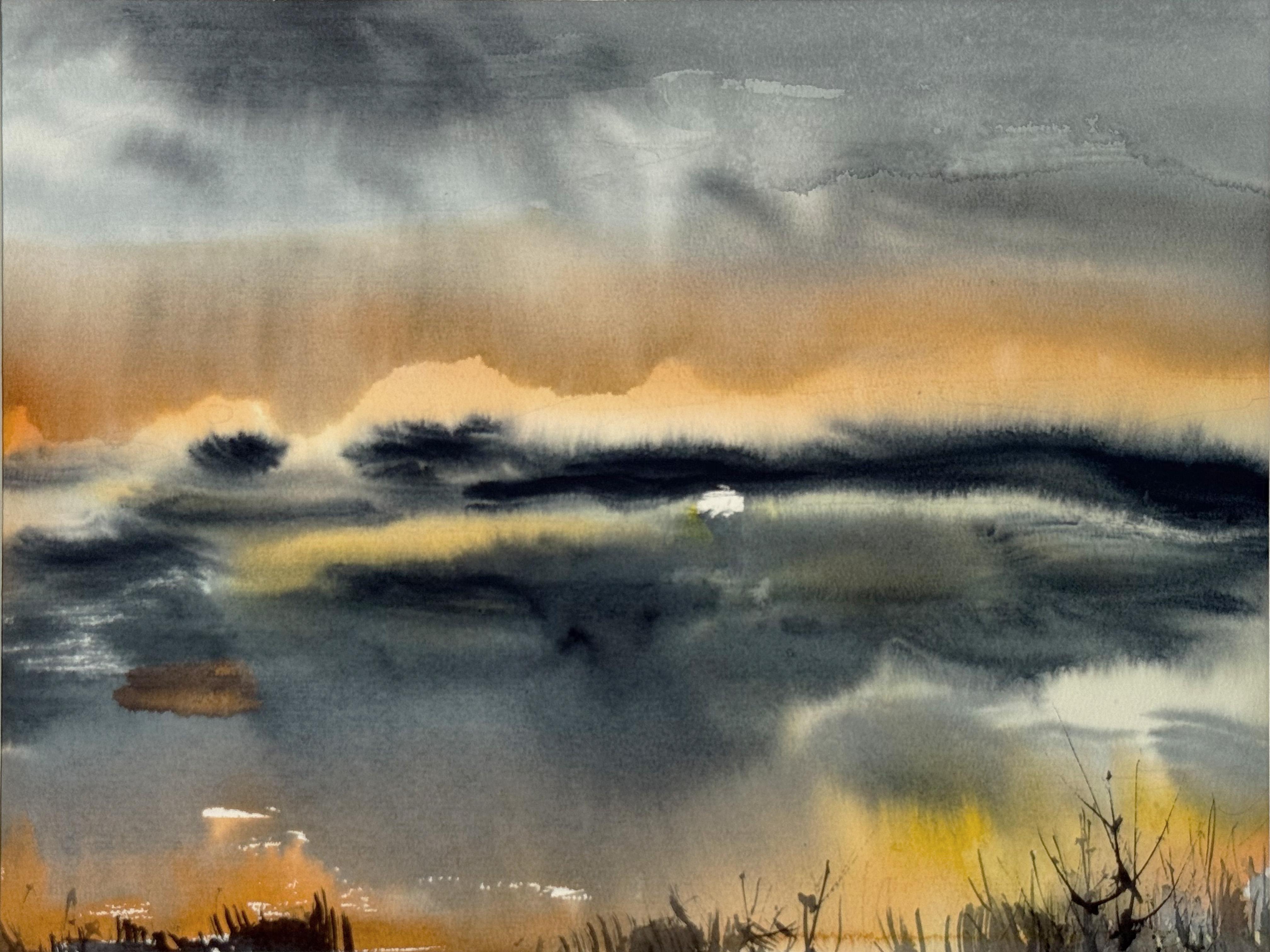 Fiery Sunset - Art de Olga Ibadullayeva