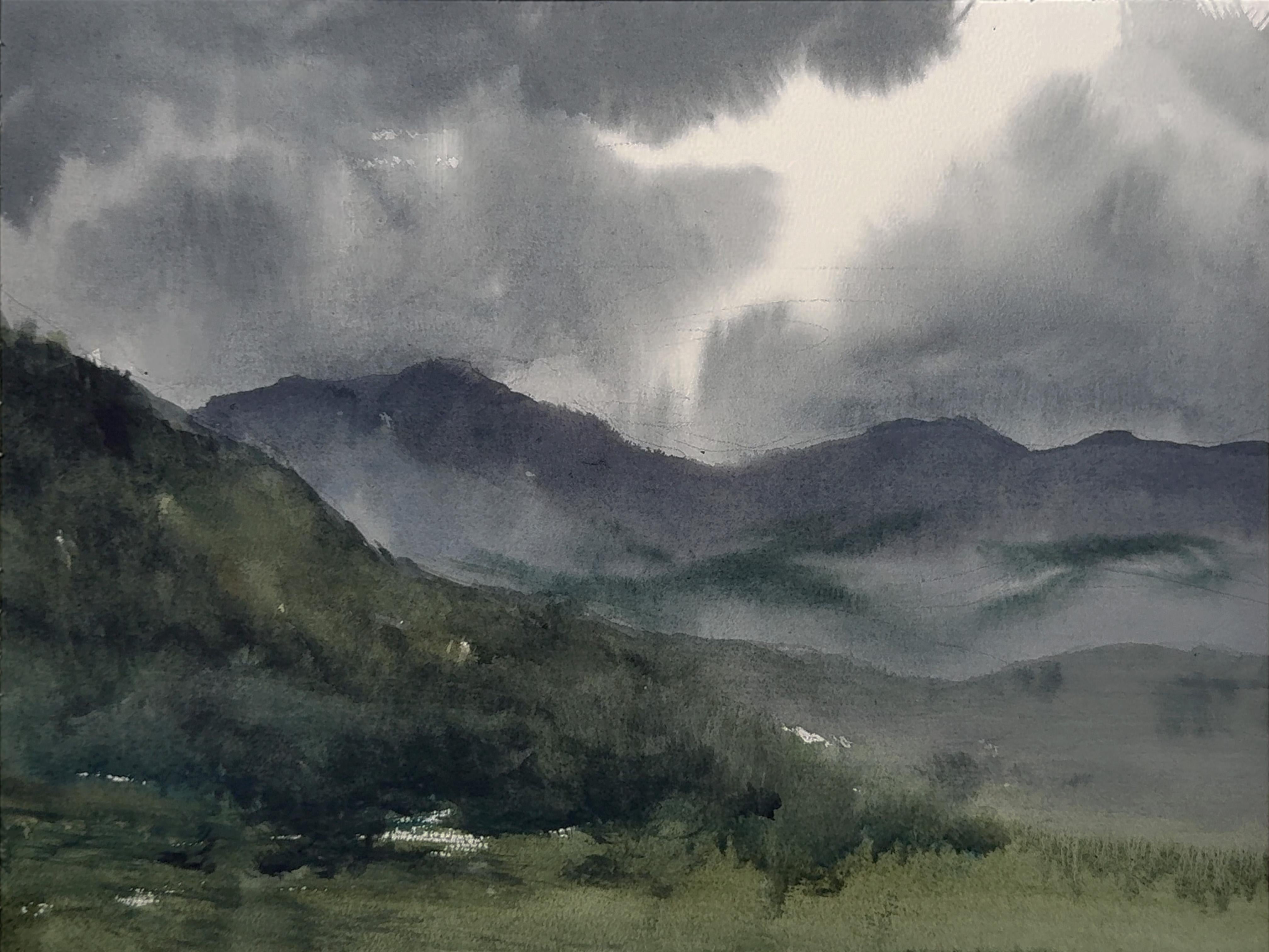 Storm in the Mountains – Art von Olga Ibadullayeva