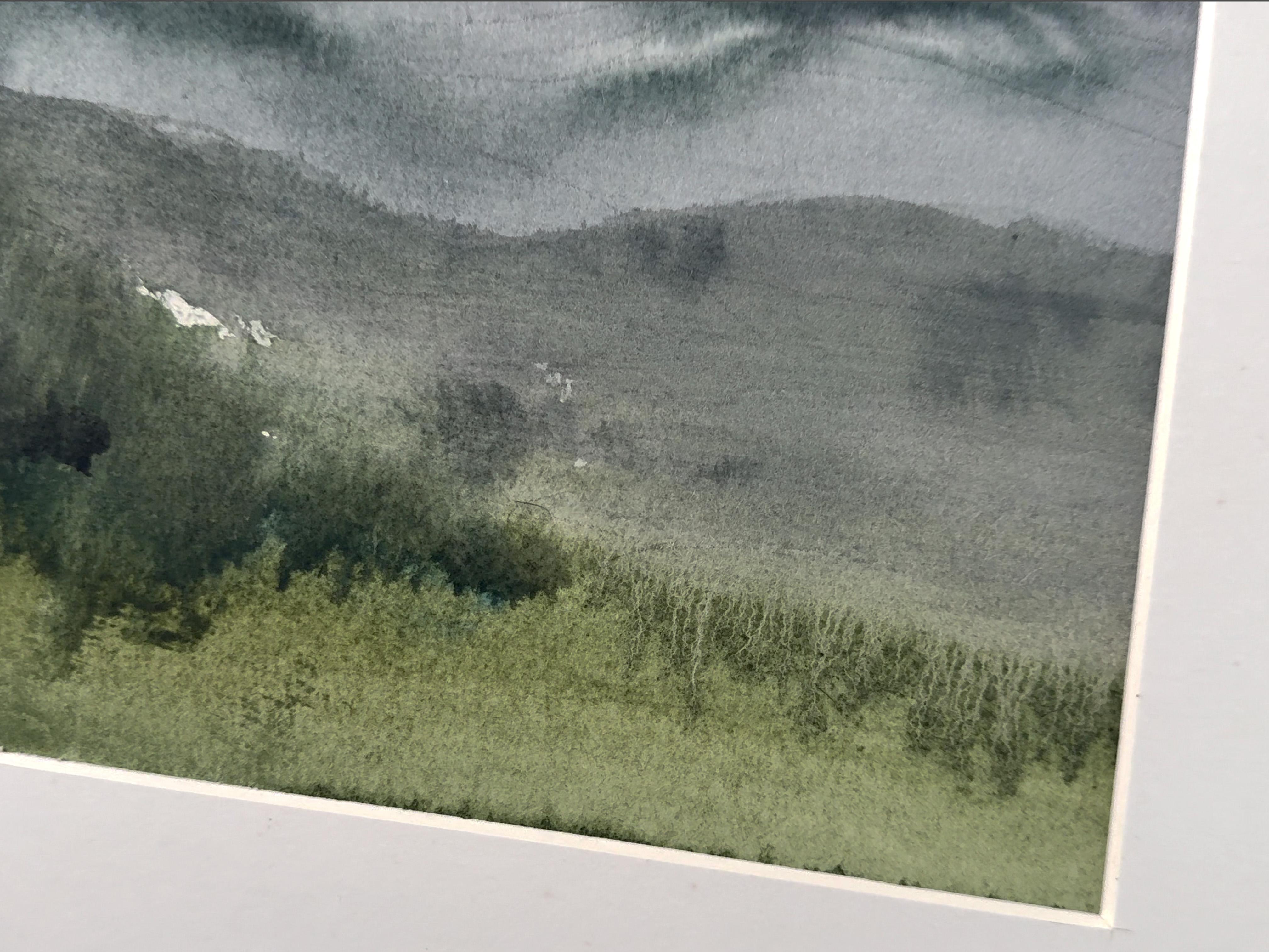 Storm in the Mountains (Impressionismus), Art, von Olga Ibadullayeva