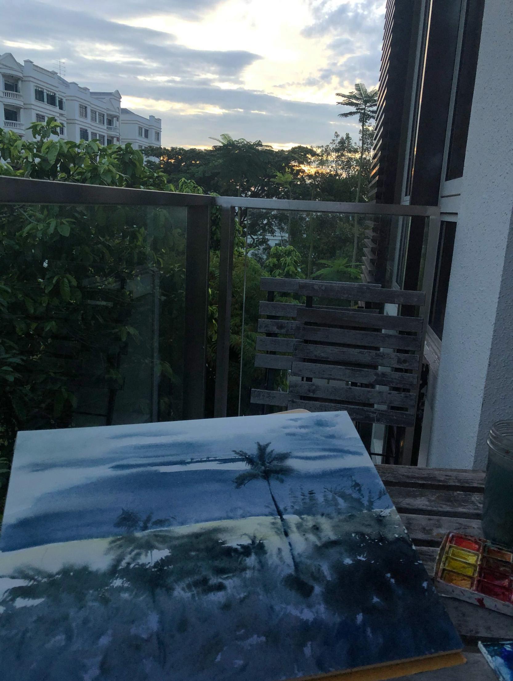 The Sunrise - Art Impressionismo di Olga Ibadullayeva