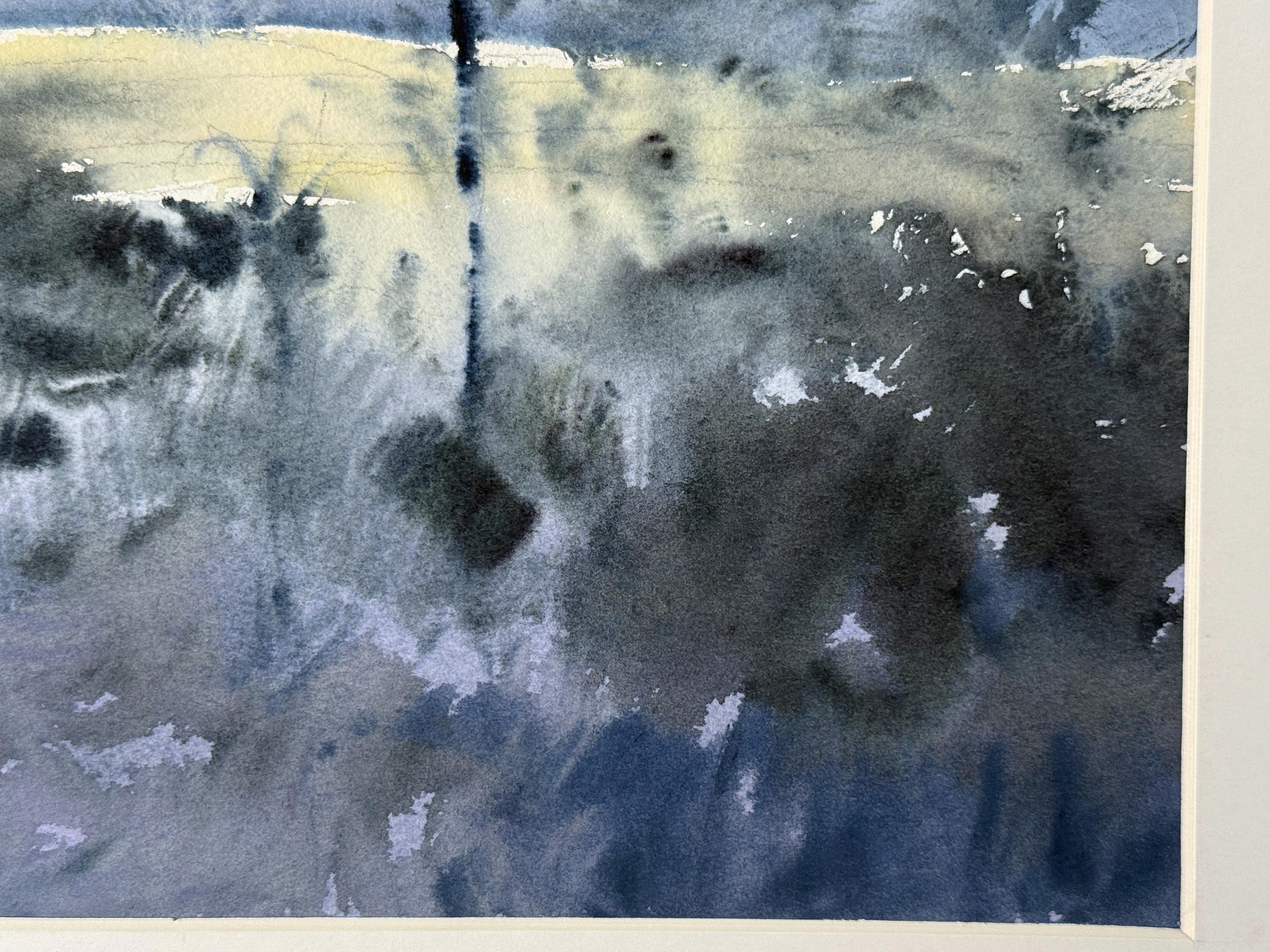 The Sunrise - Landscape Art Grigio di Olga Ibadullayeva