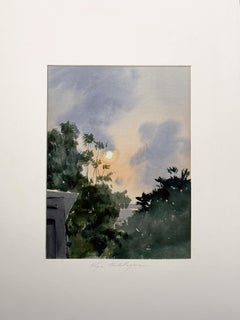 Coucher de soleil sur la côte Est. Singapour