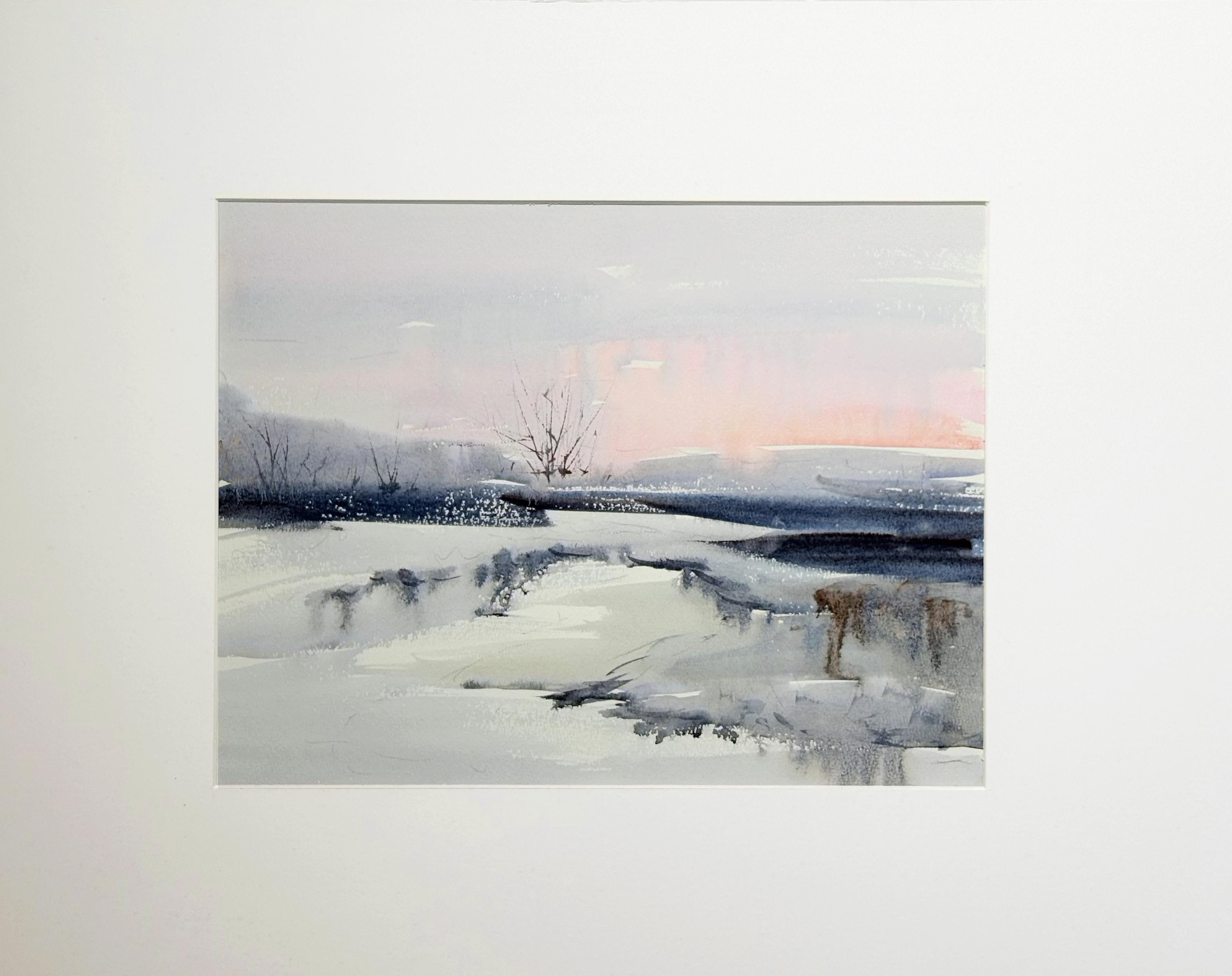 Landscape Art Olga Ibadullayeva - Frosty Evening