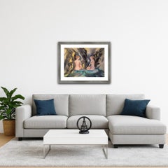 Conversation. Impressionism. Body. Woman. Indigo. Nudes across mediums