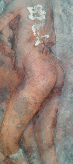 Duet of Light and Shadow: Dance of Light and Shadow in Mixed Media