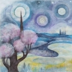 La strada sogna una stella sotto due lune questa notte