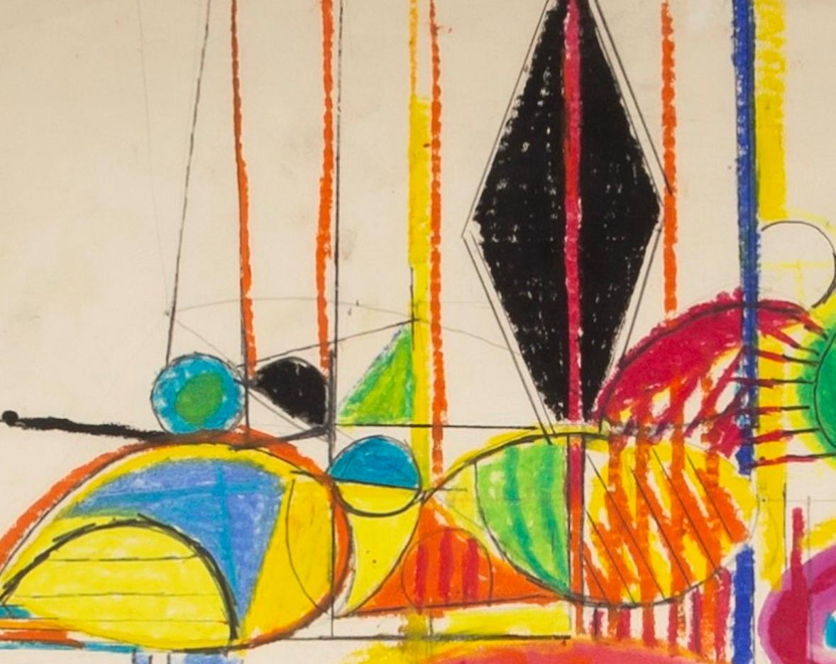 Abstract 1, Oil Pastel and Pencil on Paper Painting by Henry Cliffe

Additional information:
Medium: Oil pastel and pencil on paper
23 1/8 x 20 in
58.5 x 51 cm