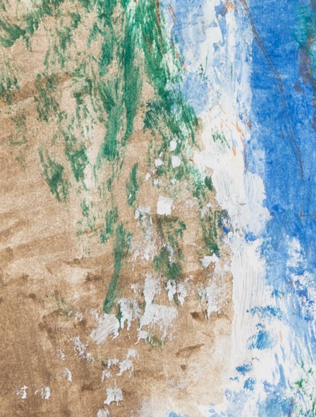 Abstract, Gouache and Watercolour Painting by John Hubbard, 1976 For Sale 4
