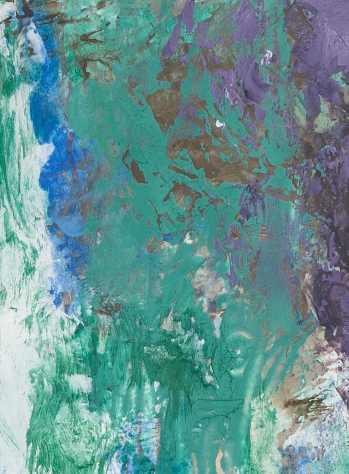 Abstract, Gouache and Watercolour Painting by John Hubbard, 1976 For Sale 2