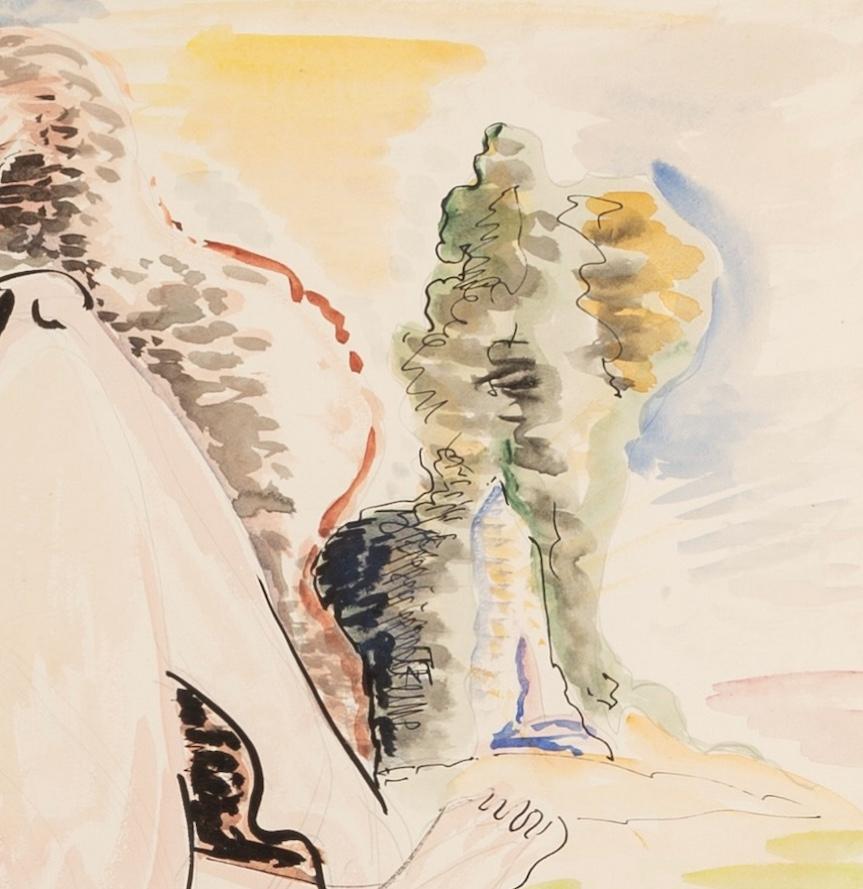 1934, ca.
Aquarell
40.6 x 53.8 cm
16 x 21 1/4 in
Arbeit auf Papier