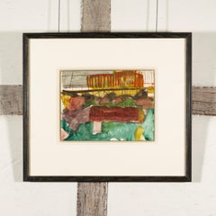 Spiaggia della Cornovaglia, 1953/1954 - Paesaggio colorato dipinto ad acquerello, Greene & Greene