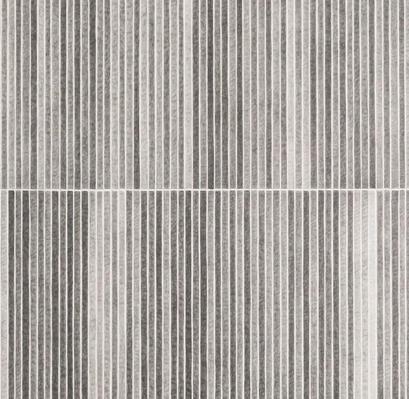 Ohne Titel - Zeitgenössische, monochrome, minimalistische, quadratische Zeichnung in Grau und Weiß im Angebot 2