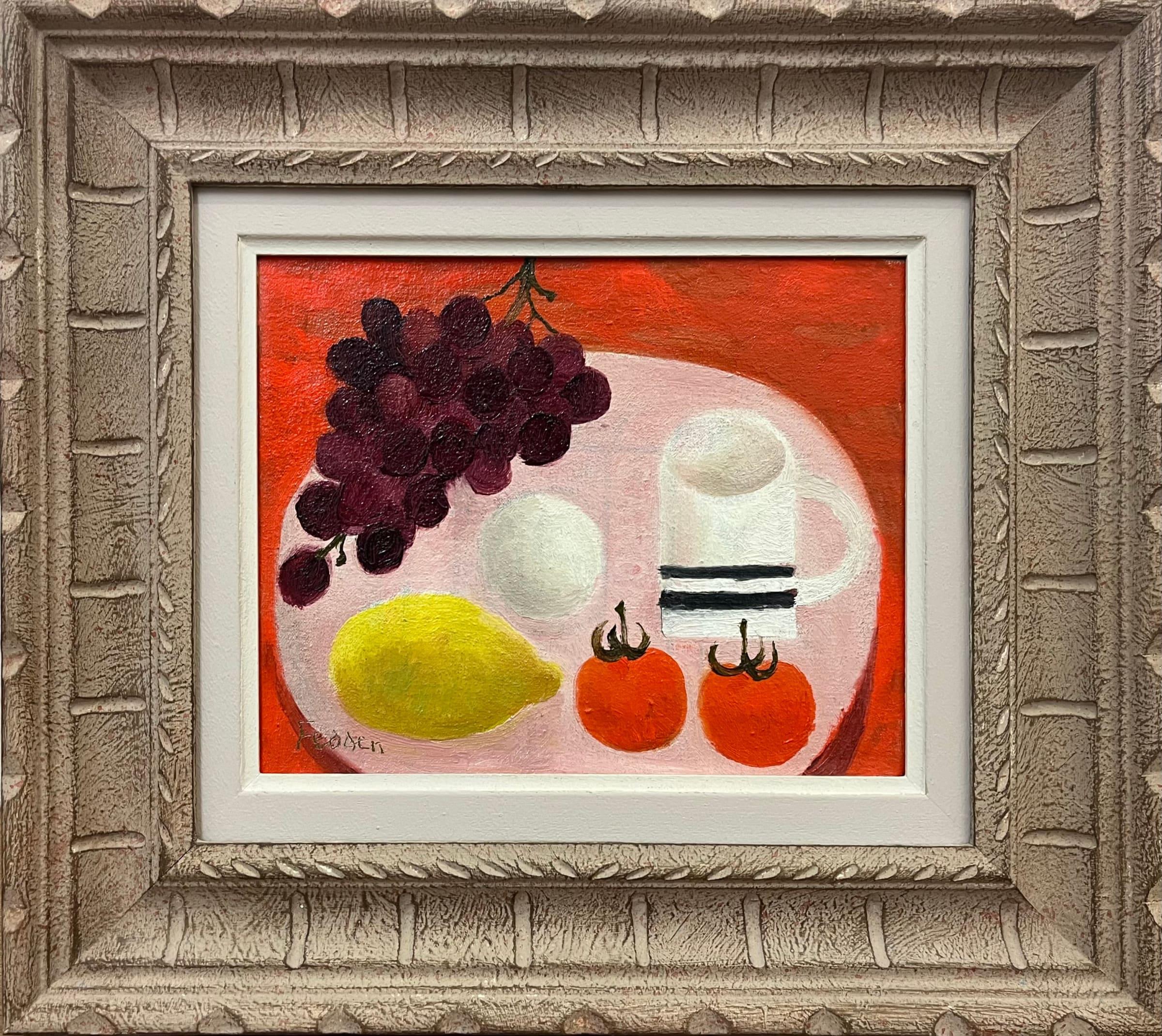 Figurative Art di Mary Fedden - La tazza a righe