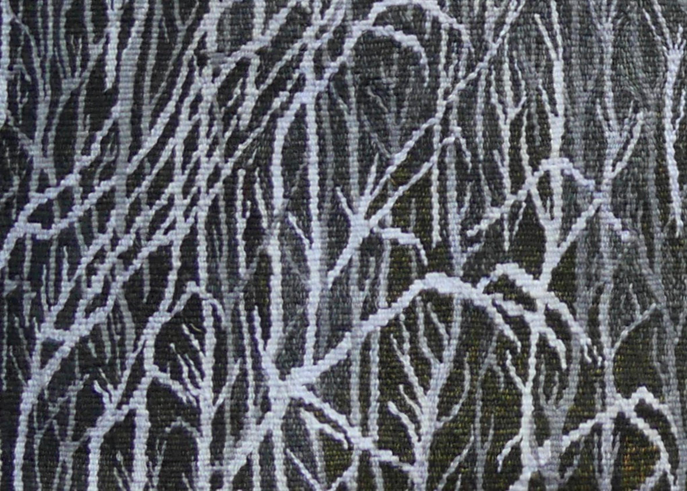 Sans titre 13, tapisserie tissée au métier à tisser, lodge de ski, cabane de montagne dans les bois en vente 2