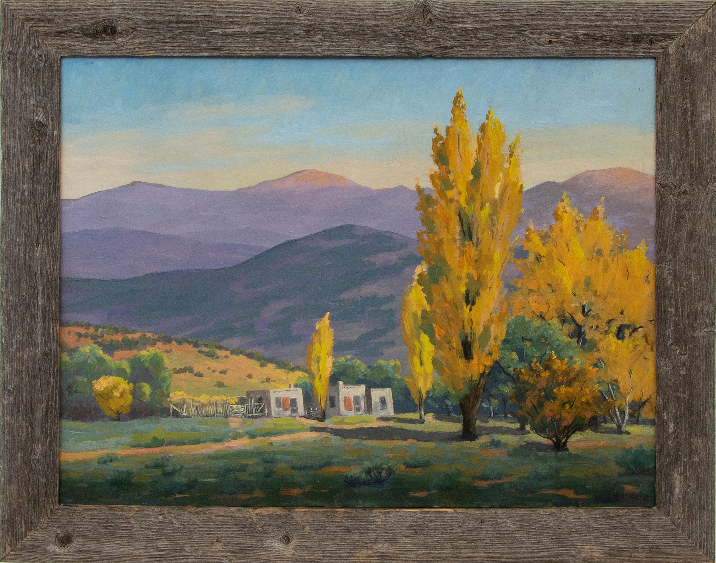 Harold Skene Landscape Painting - Nambé (New Mexico)