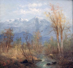 Untitled (Western Mountain Landscape with River)