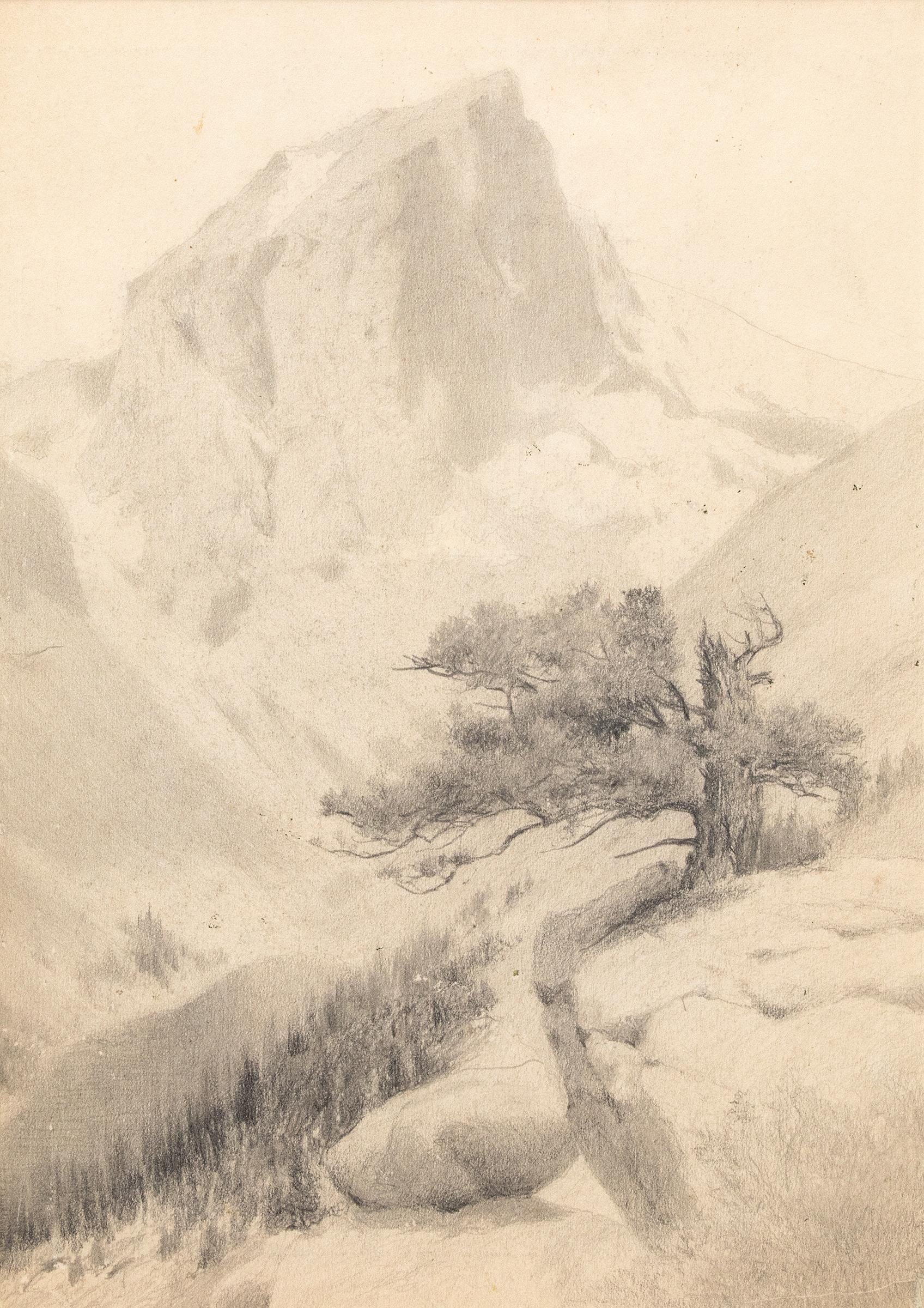 colorado mountain drawing