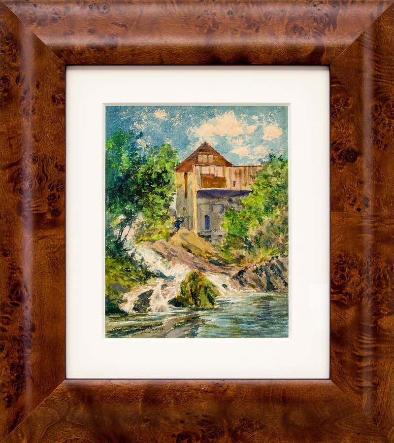 Robert Noel Blair - Minimalist Landscape Watercolor 1940's American ...