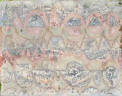 Edward Marecak Soft Pastel Abstract Painting on Paper c.1960s