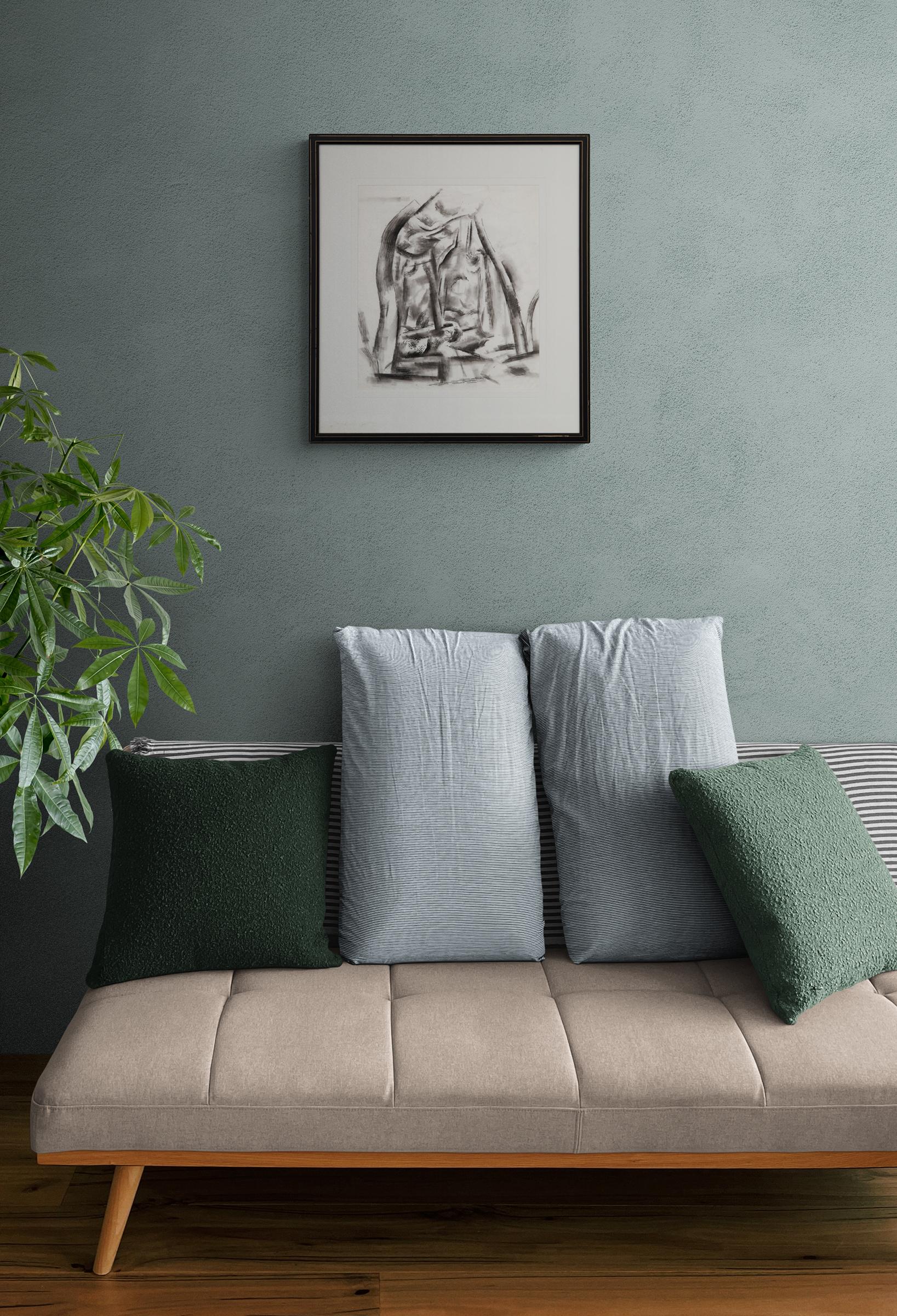 Willard Ayers Nash Original Abstract Charcoal Drawing, Early 20th-Century Modern For Sale 1