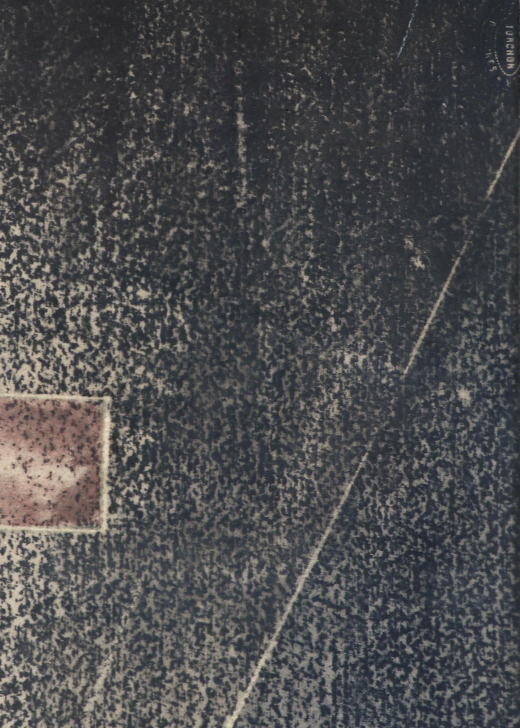 Untitled (Crucifixion, Black & Blue Series) is an original watercolor, charcoal and ink on paper from the artist Charles Ragland Bunnell's (1897-1968) Black & Blue Series from 1941. Abstract composition created in shades of red, gray, white, and