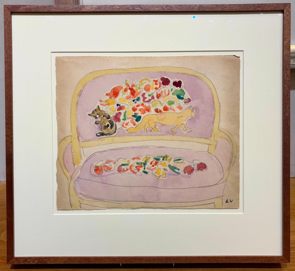 Figurative Art Louis Valtat - Projet de tapisserie pour un salon 1