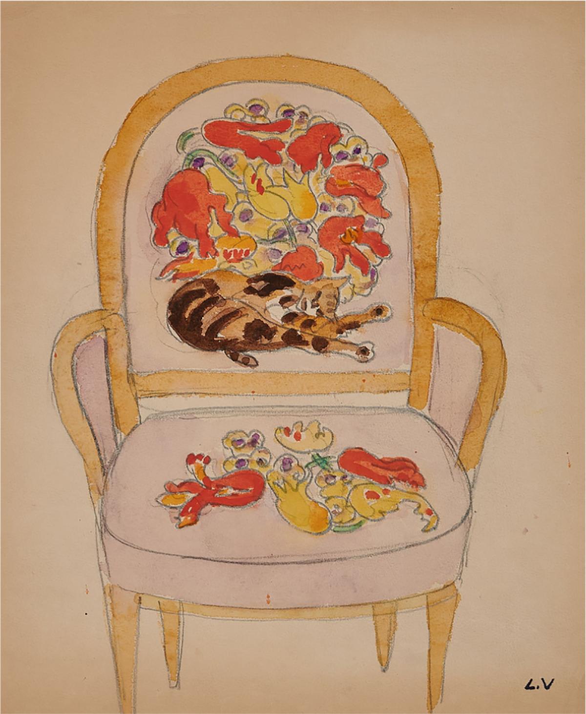Projet de tapisserie pour un salon 3 - Art by Louis Valtat
