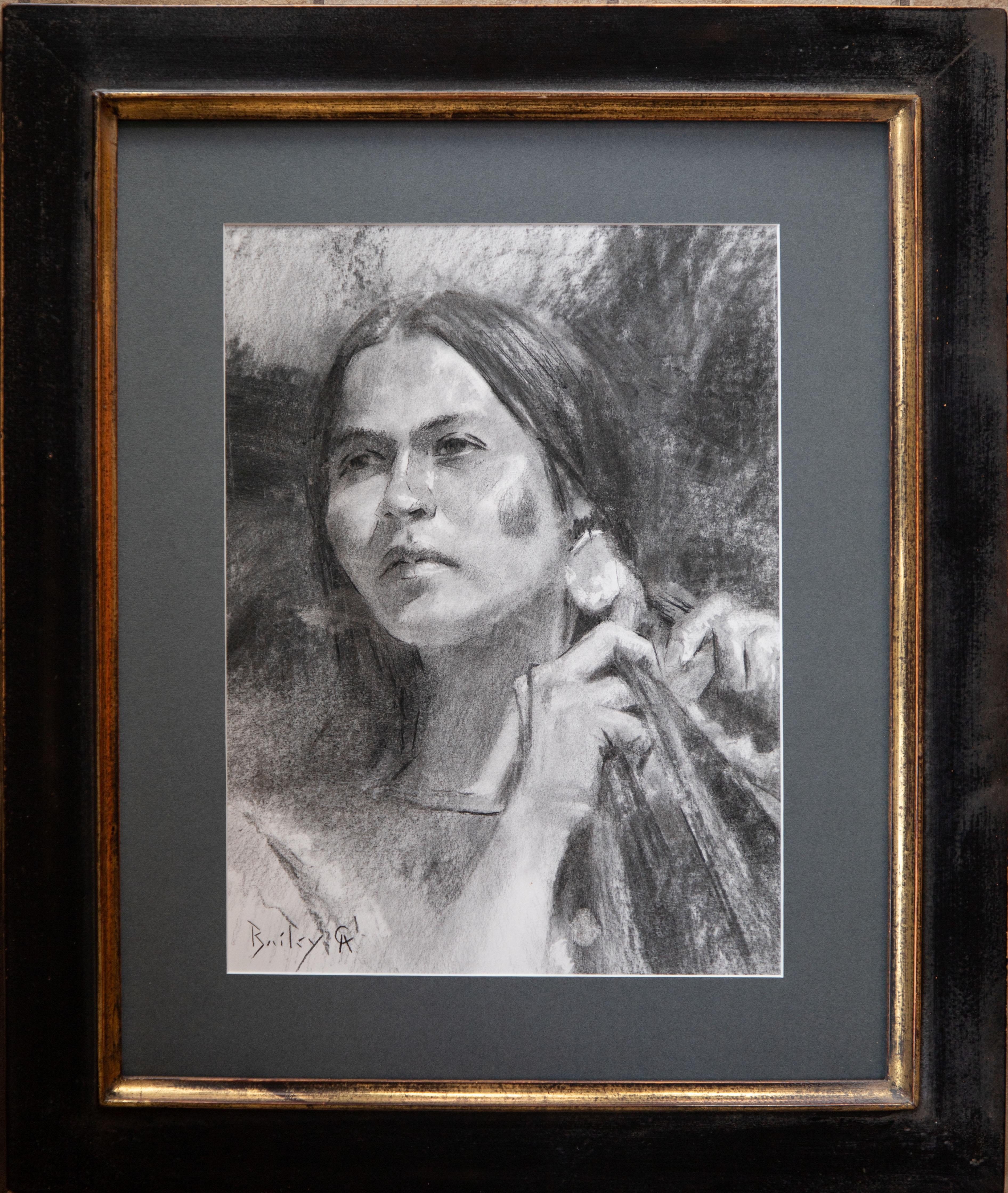 Crow Maiden - Art by Brandon Bailey
