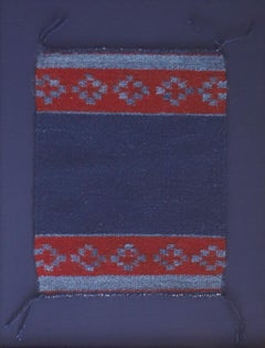 Blue and Red Stripes with Diamonds