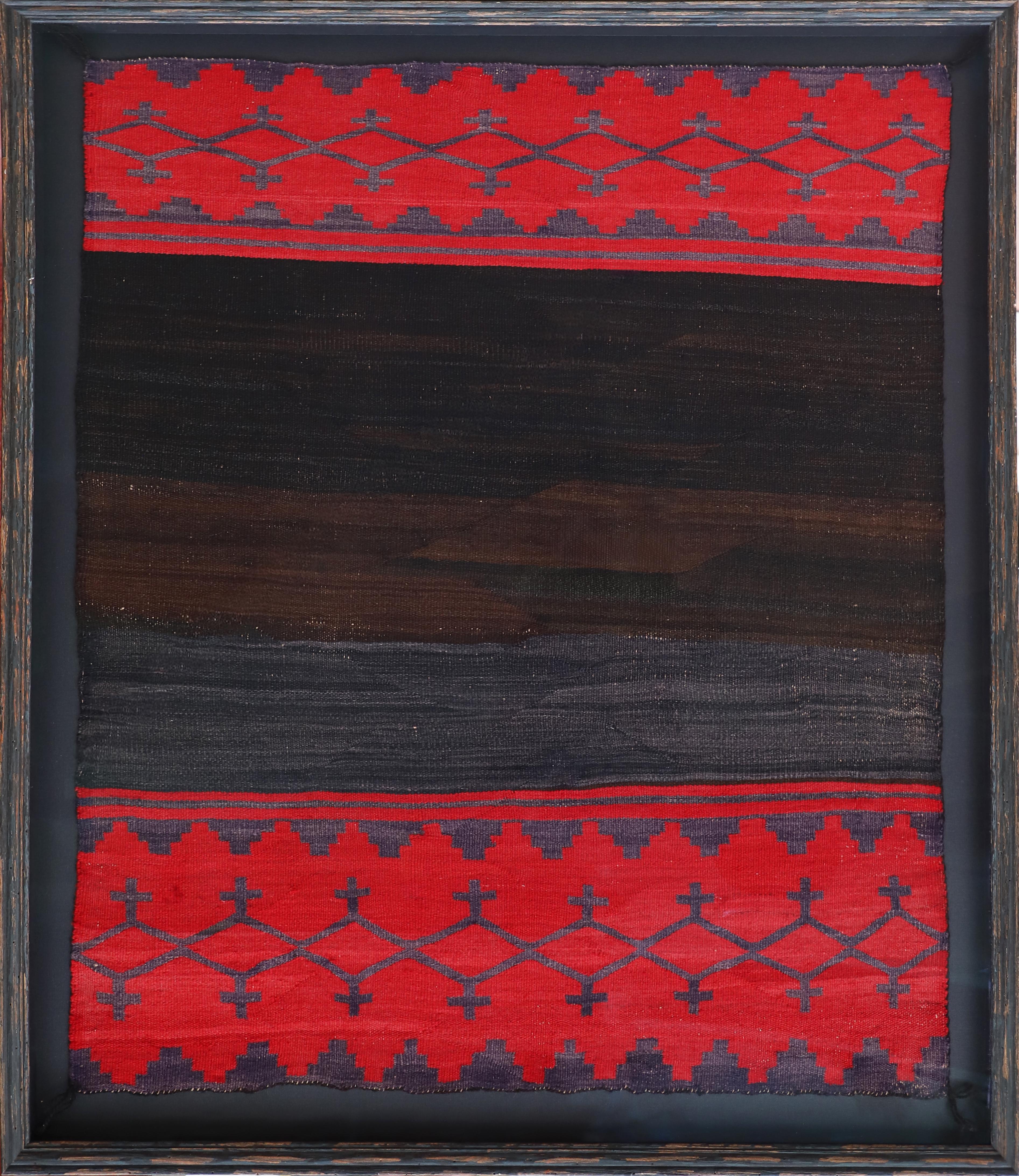 Coperta Navajo per bambini, motivo geometrico astratto, 45x35 pollici