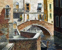 Henry Gasser Watercolor Italian Subject Venice