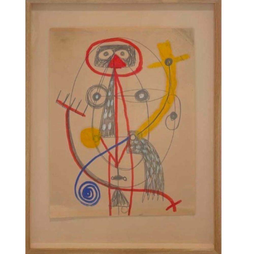 Albert Chubac Abstract Drawing – Ohne Titer