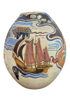 Grand vase de la Faïencerie Henriot Quimper
