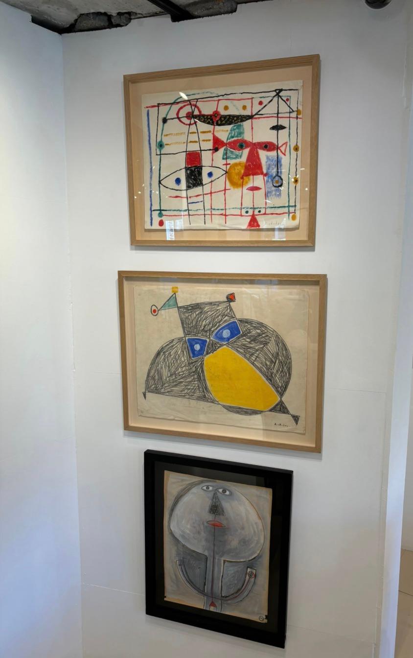 Ohne Titer (Braun), Abstract Drawing, von Albert Chubac