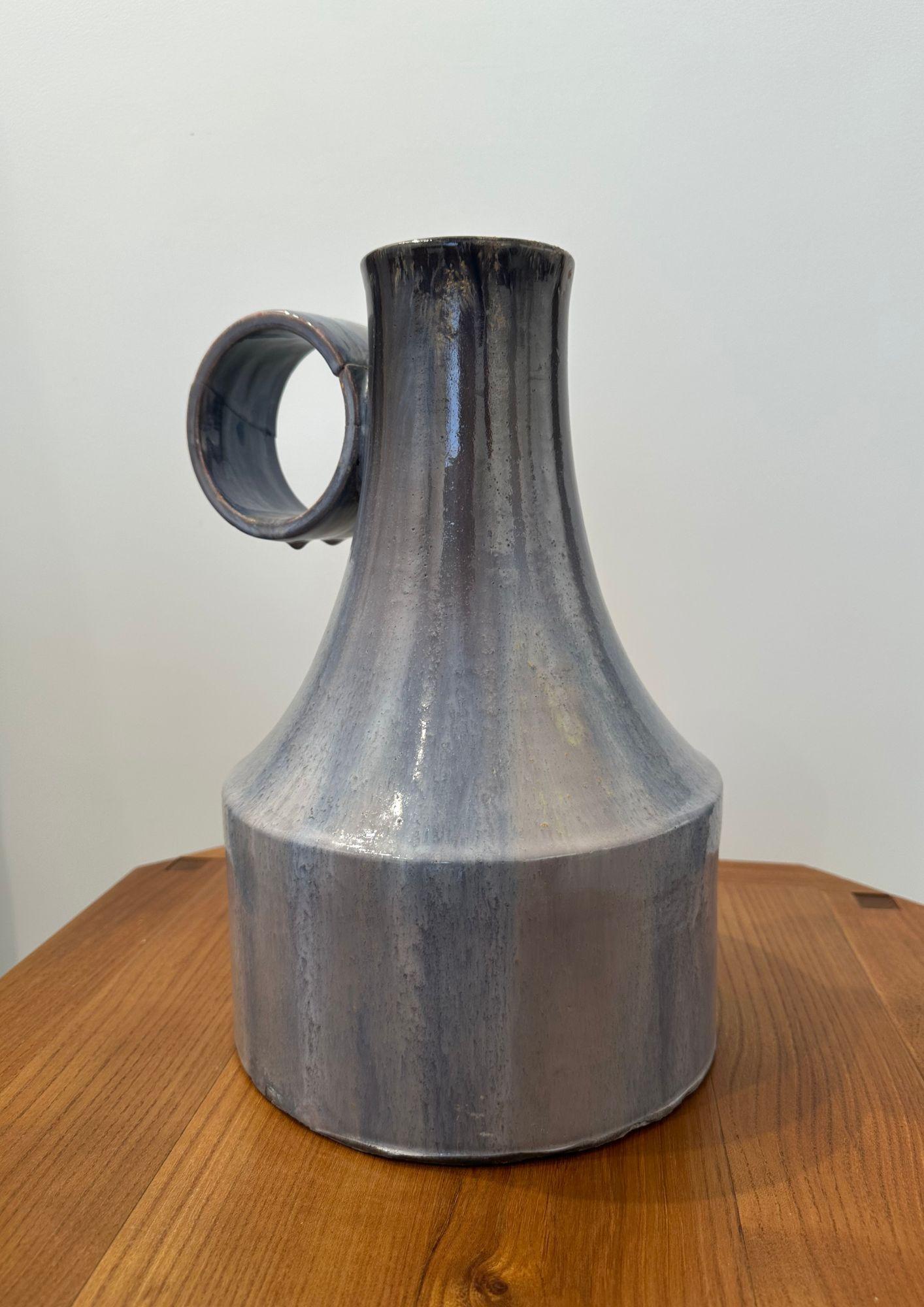 Stunning glazed ceramic vase by Marcello Fantoni