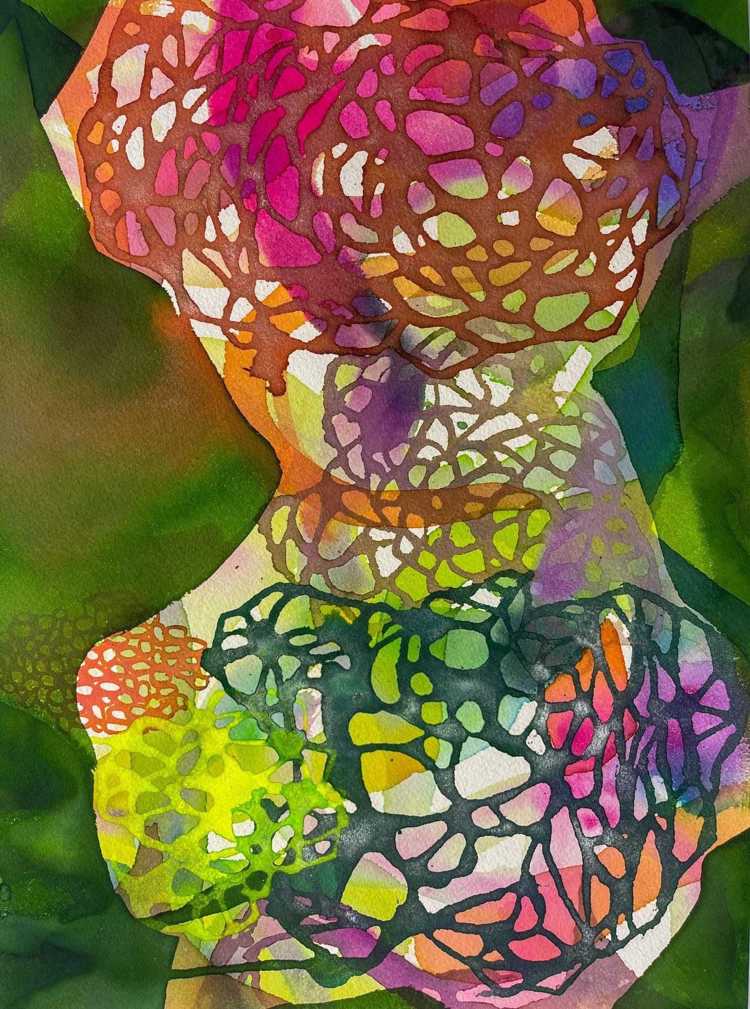 Paula Valenzuela Abstract Painting – Alles ist verbunden