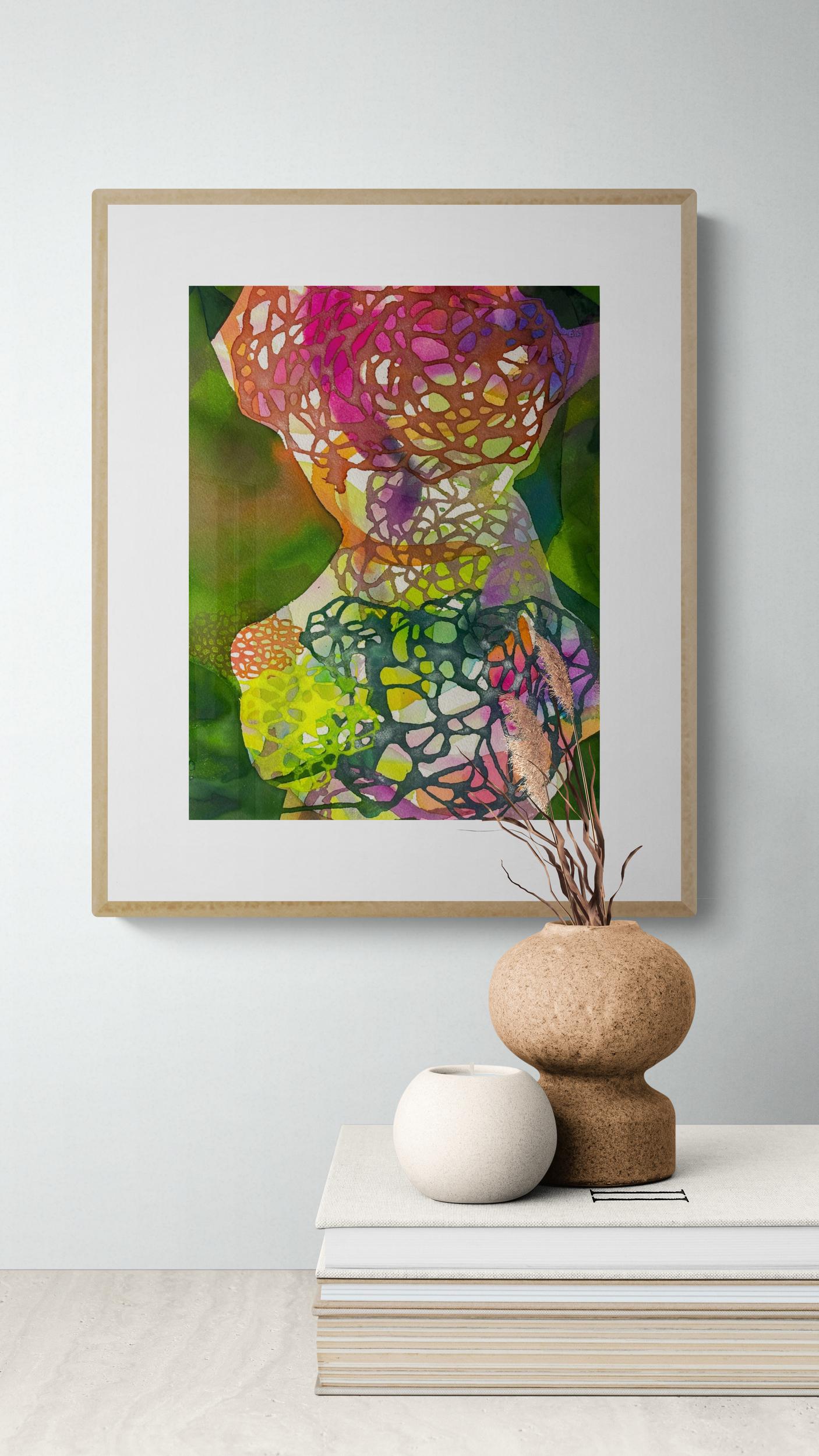 Alles ist verbunden – Painting von Paula Valenzuela