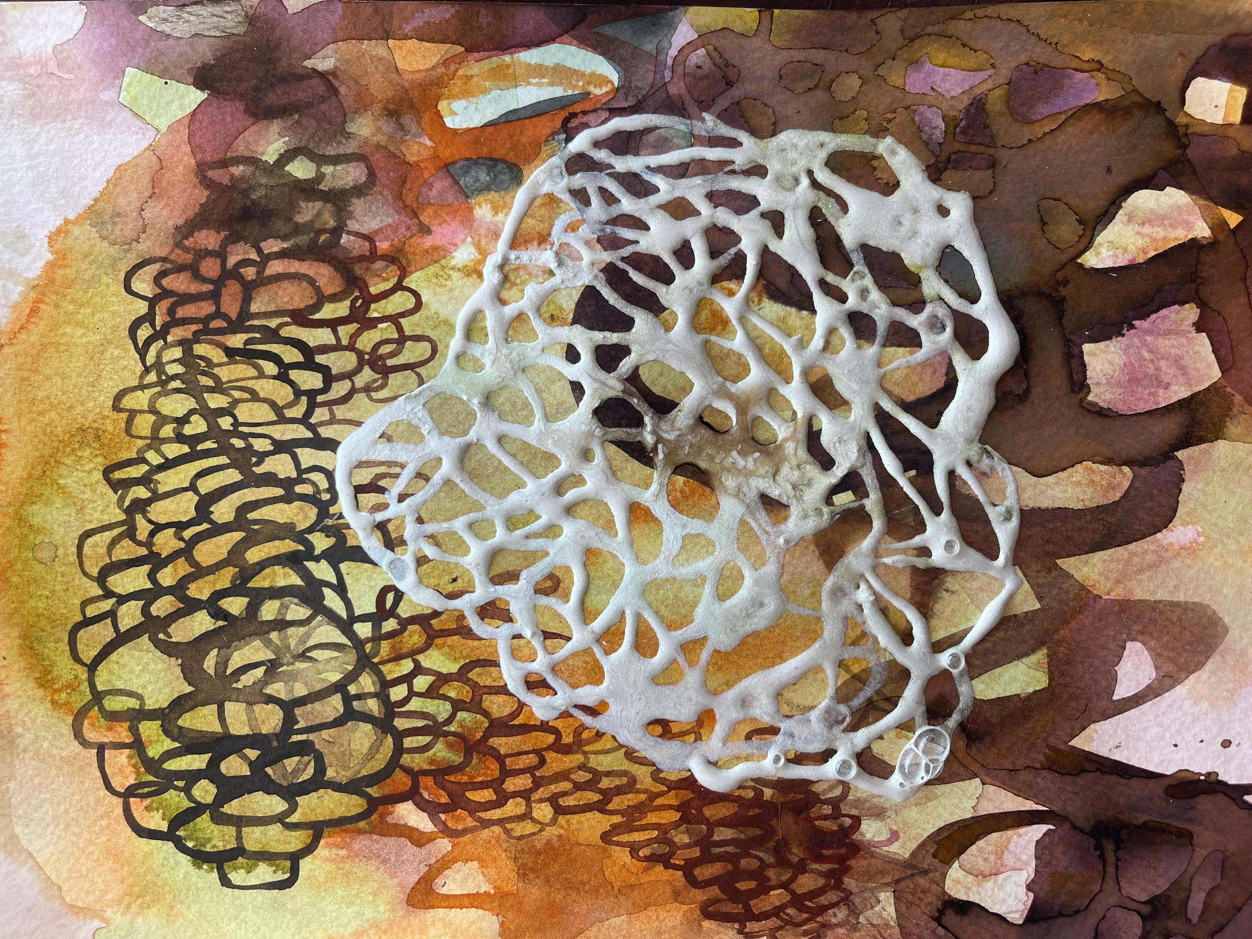 Cuore vivo - Painting di Paula Valenzuela